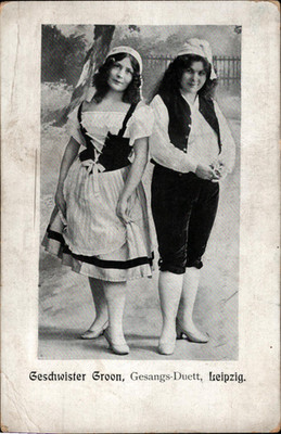 Geschwister Groon,Gesangs -Duett , Leipzig