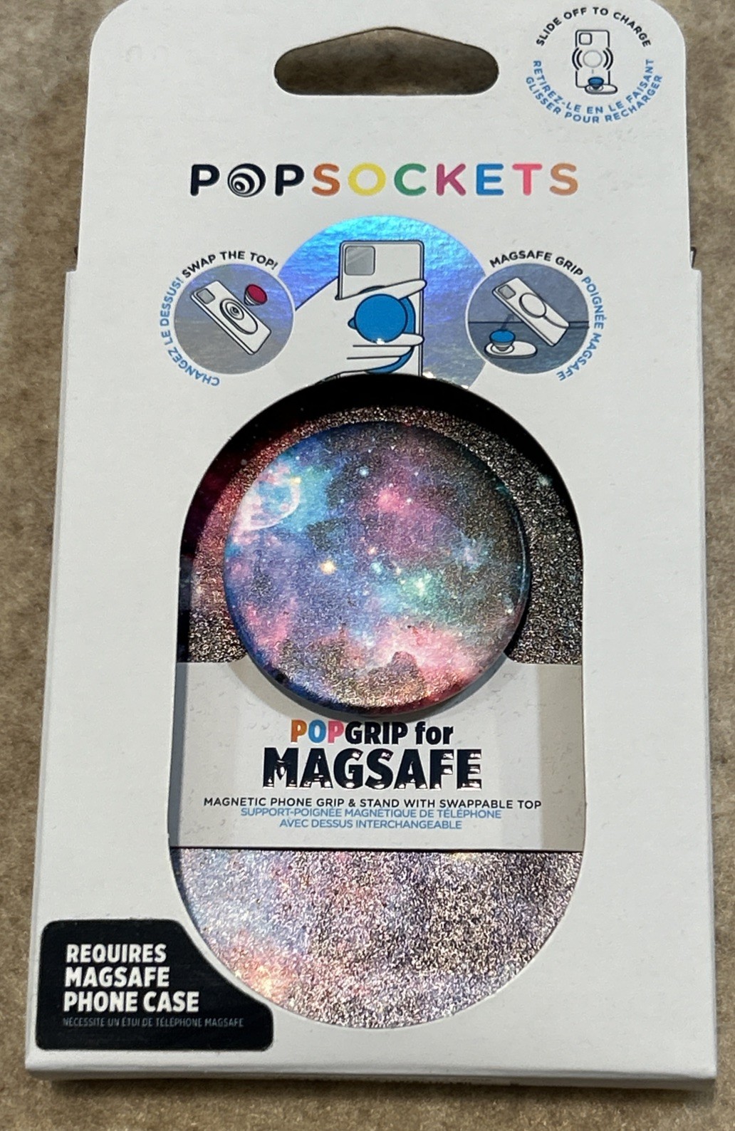 NEW PopSocket PopGrip for MagSafe BLUE NEBULA-image
