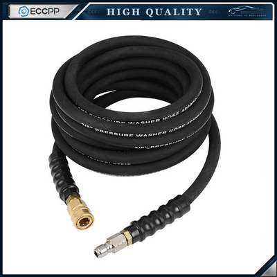 #ad 25ft Pressure Washer Hose 4000PSI 1 4quot; Hot Cold Water Replacement Extension Hose $48.49