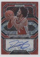 2021-22 Panini Prizm Draft Picks Choice Red 66/88 Duane Washington Jr Auto 1pe9