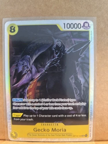Gecko Moria - OP14-104 The Azure Sea's Seven - English SR NM Foil