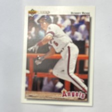 Upper Deck 1991 Bobby Rose #611 Angels Baseball Trading Card MLB Base Set