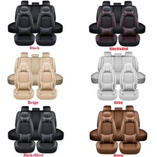 Faux Leather Car Seat Cover Full Set For Honda Accordciviccr-vclarityinsight