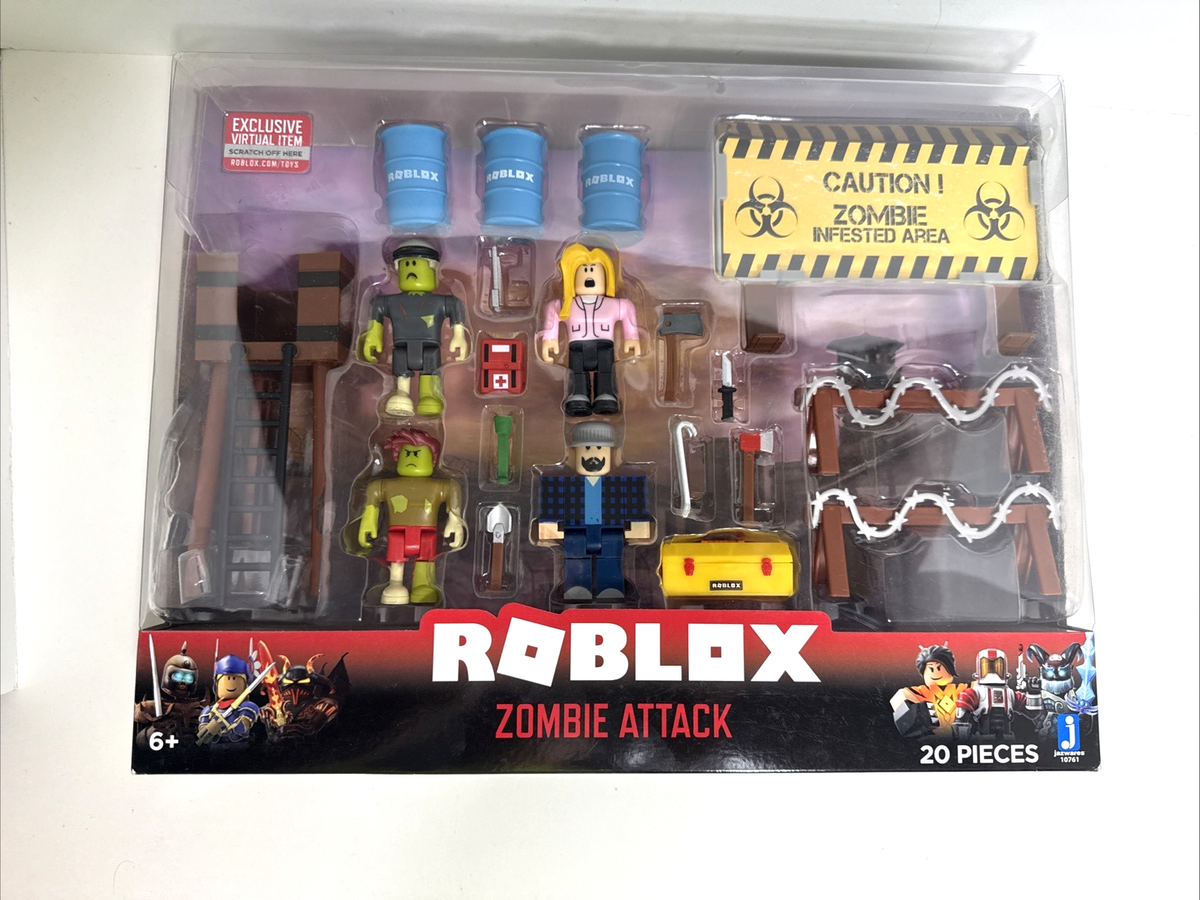 Sealed ROBLOX Action Figures Accessories ZOMBIE ATTACK Play Set | eBay