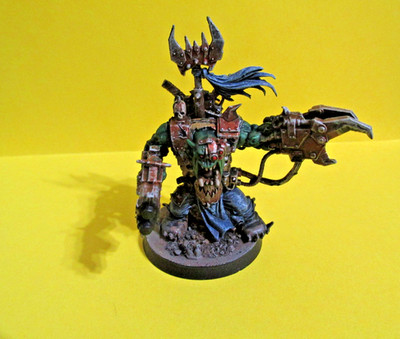 1999 GW Warhammer 40K Ork WarBoss Plastic Figure OOP (A5)