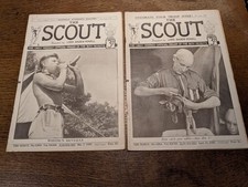 2 X THE SCOUT Magazine Weekly 1937 Vintage Scouting April 24/May 1 VGC Newspaper
