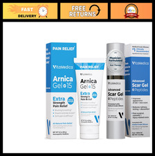 Scar Treatment  Arnica Gel Bundle - Peptide Gel  Recovery Support, 1oz  3oz