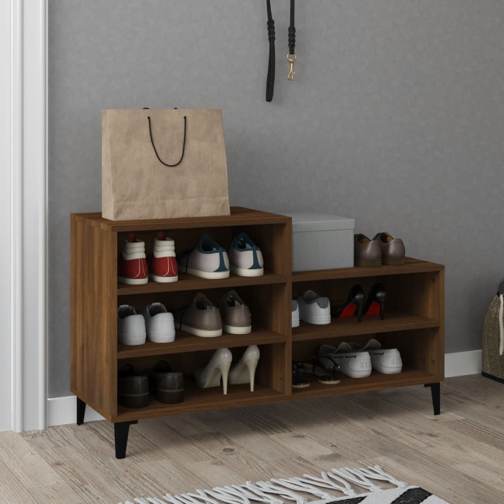 Mobile Scarpiera Rovere Marrone 102x36x60 - Standard Professionale