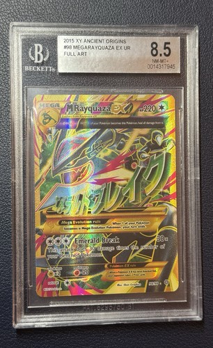 M Rayquaza-EX graded BGS 8.5 for sale on eBay