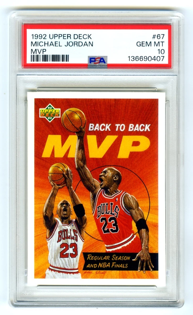 Michael Jordan Basketball Grade 10 1992-93 Season Sports Trading