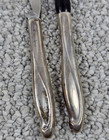 Lot 2 Vintage Reed & Barton Sterling Handle Silver Sculpture Bar Knife & Tamper — photo 6