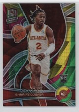 2021-22 Panini Spectra Rookies Asia Red & Yellow Prizm 14/75 Sharife Cooper 18t1