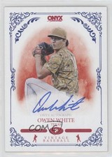 2022 Onyx Vintage Auto Blue Ink Owen White #VAOW Auto 4z8