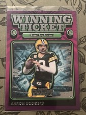 2021 Panini Contenders Winning Ticket #WT-ARO Aaron Rodgers
