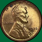 1936-S Lincoln Wheat Cent Brilliant Uncirculated BU Coin #37623