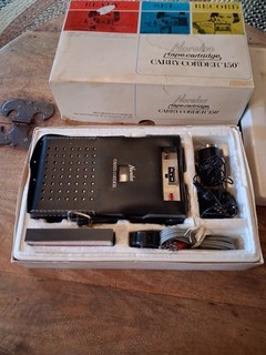 Vintage Norelco Carry Corder 150 Cartridge Tape Recorder For Parts or Restore