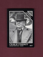 #1596 promotional CHARLIE COMISKEY, 1917 White Sox (1995 Conlon/Megacards) PROMO