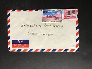 Indonesia #780//B242 Cover to Finland 1970-1999 Cover #912