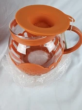 NIB Ecolution Patented Micro-Pop Microwave Popcorn Popper ORANGE 