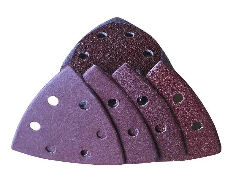 LISSEK Delta Schleifdreiecke Dreieck Schleifpapier Deltaschleifer 93 x 93 x 93 mm Klett