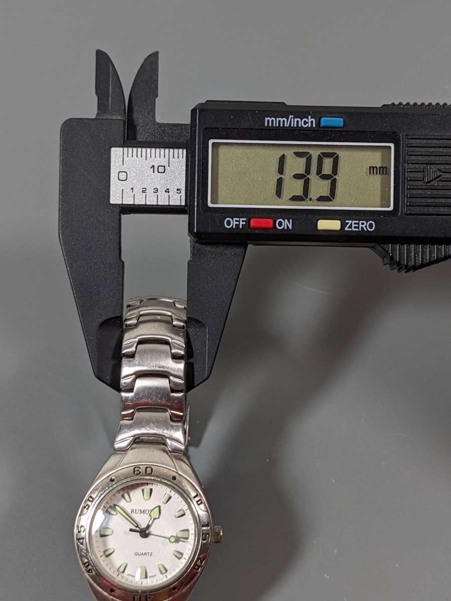 Pair Of‎ Rumours Womans Round Silver Tone Case Bracelet Band Watch 6 Inch Rumours White Dial Round Silver Tone Case Bracelet Band  main image 3