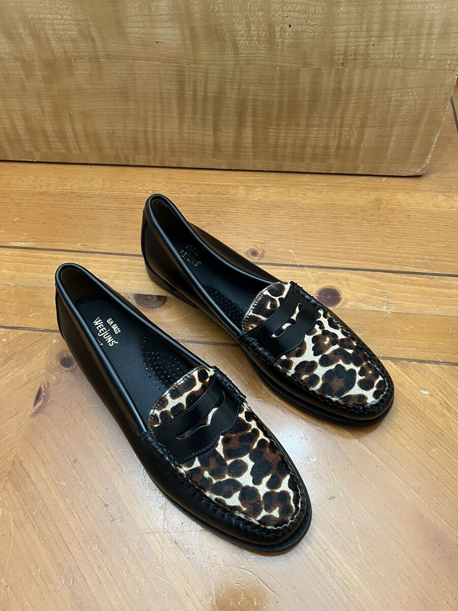 GH BASS - WOMEN'S - 11 M US- LEATHER/LEOPARD - WEEJUNS GH BASS - WOMEN'S - 11 M US- LEATHER/LEOPARD - WEEJUNS