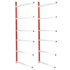 Auto Body Bumper Rack Stand Wall Mount Removable Arms 6 Place For Auto Painting