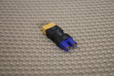 DIRECT CONNECT NO WIRE FEMALE EC3 TO MALE XT60 LIPO BATTERY CONNECTOR ADAPTER