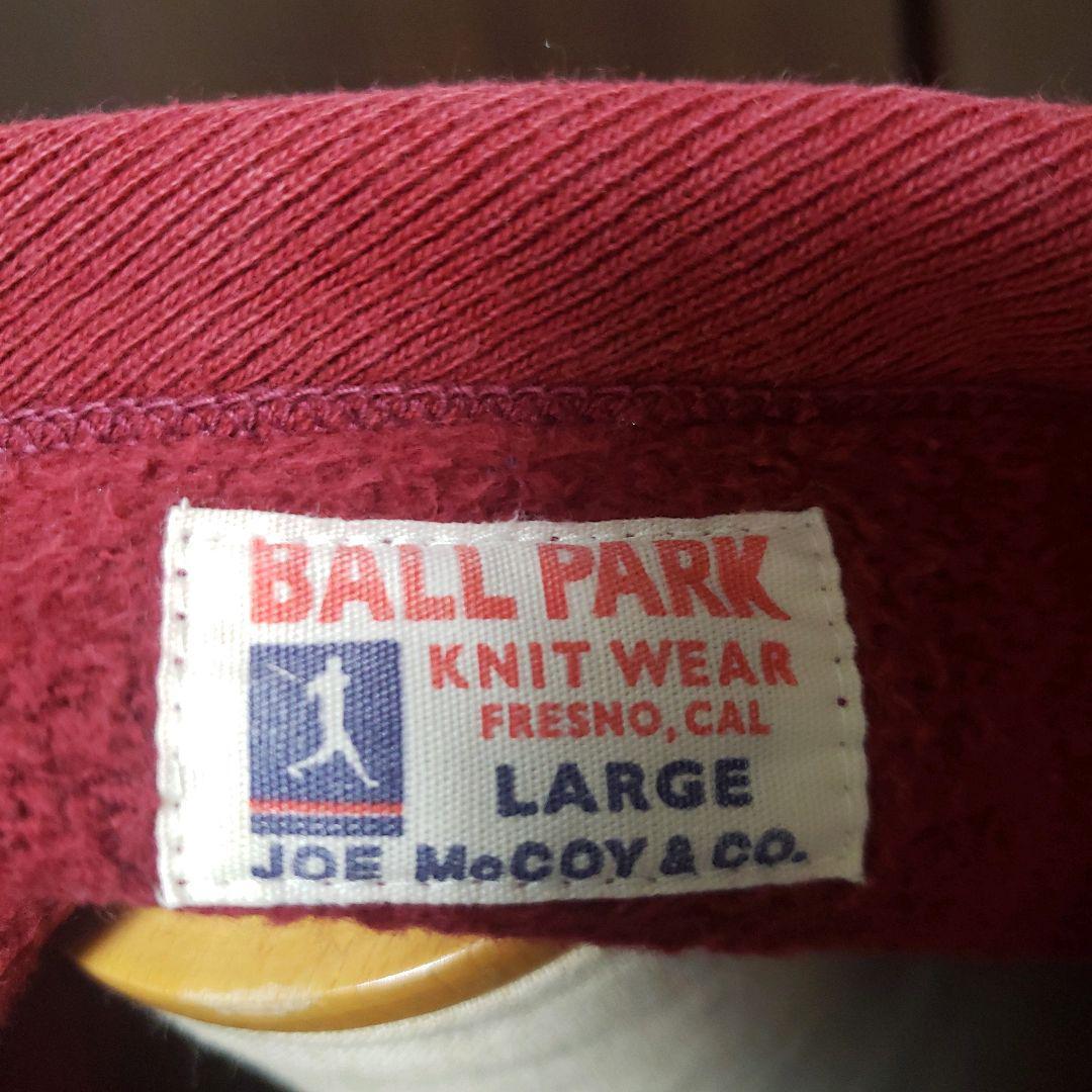 BALL PARK McCOY ニットジャケット BALL PARK CREWNECK SWEATSHIRT – The Real McCoy's