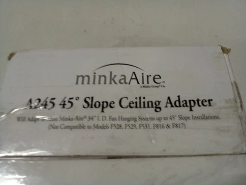 MinkaAire A245-BNW Sloped Ceiling Adapter - Brushed Nickel Wet - Picture 3 of 6