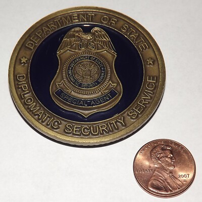 Challenge Coin - Department of State - Diplomatic Security Service - Special Age