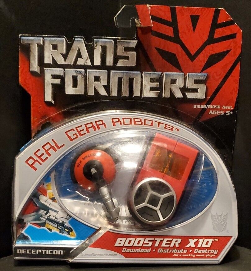 Hasbro Transformers: The Movie Real Gear Robots Booster X10 Action Figure
