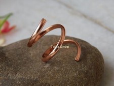 Copper full Finger Splint ring, Arthritis Joint Pain Relief jewelry US size All,