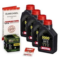 Honda Ctx 1300 (SC74) 14-16, Motul 10W30 ÖL + Hiflo Chrom ÖLfilter, MotoröL Set