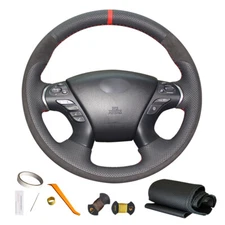For Infiniti Q70 QX60 Steering Wheel Cover Custom Full Wrap Hand Stitching