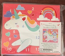 Made for Retail Girls' Valentines Day Unicorn Countdown Advent Calendar