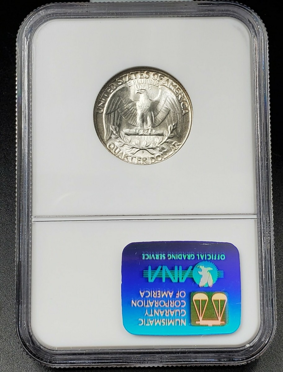 1944 S 25c Washington Quarter NGC MS64 FS-017.5 FS-101 DDO