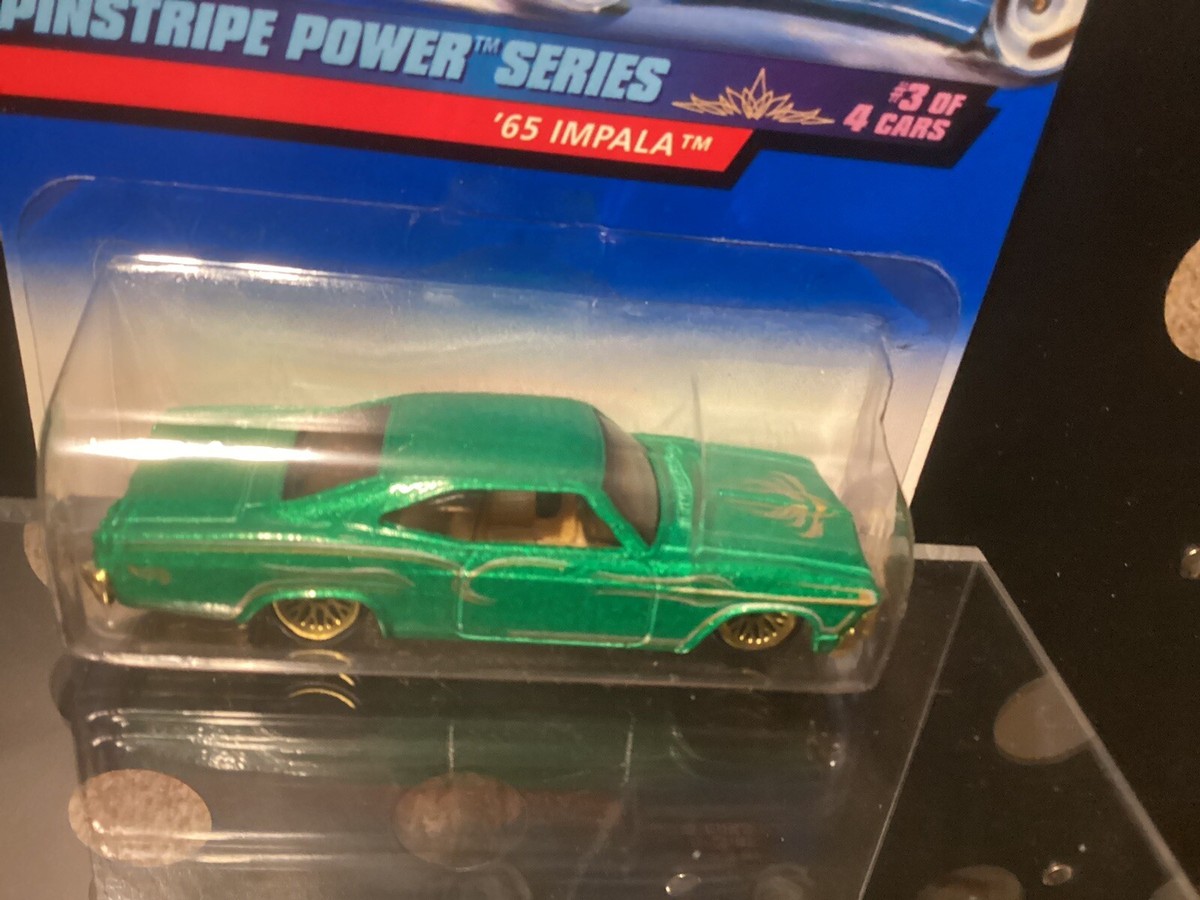 ホットウィール　'65 CHEVY IMPALA スーパートレジャーハント Hot Wheels 1965 Chevy Impala Custom Lowrider Magazine 1:18