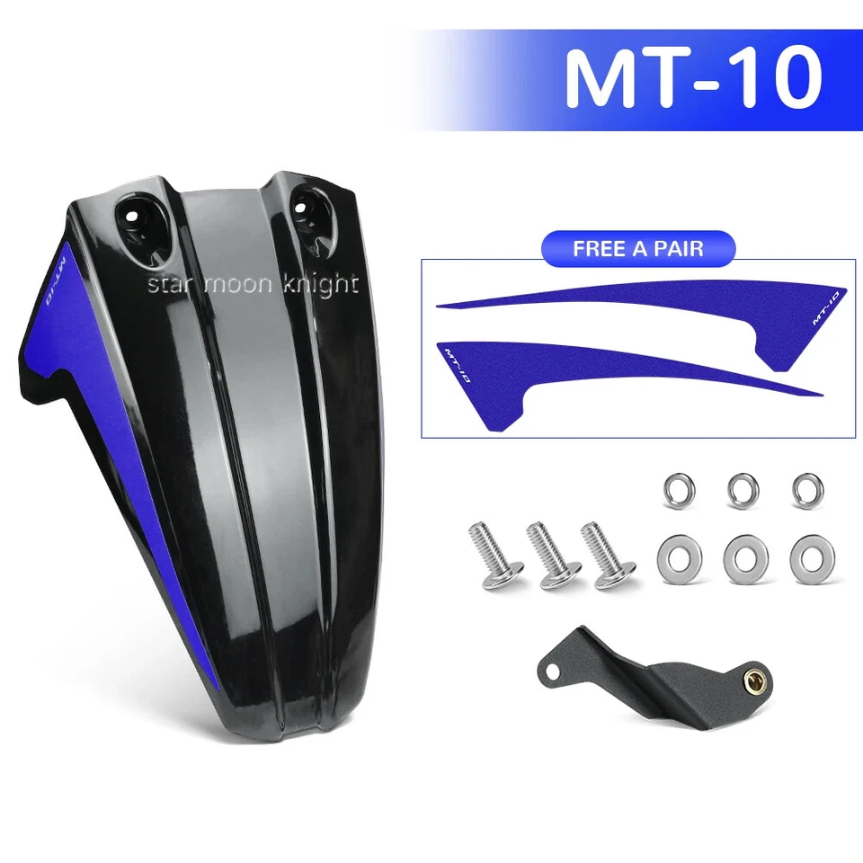 Guardabarros negro para guardabarros trasero Yamaha MT10 SP MT 10 2016-2024 Foto 4 de 4