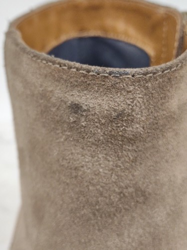 Aquatalia Stiefelette taupe braun Wildleder mandelförmige Zehenpartie Reißverschluss Bootie Größe 11 M - Bild 14 von 16