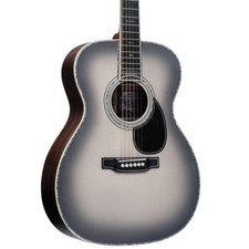 Martin Om-45 John Mayer 20th Anniversary Acoustic Guitar, Platinum Gray Burst