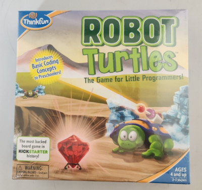 New Robot Turtles Board Game Basic Coding Concepts for Preschoolers Thinkfun