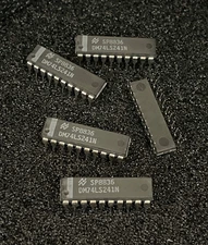 10pc National Semiconductor DM74LS241N Integrated Circuit Plastic Package **NOS