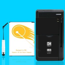 Long Lasting 3220mAh Battery Universal Charger Stylus for LG Rebel 2 L57BL Phone