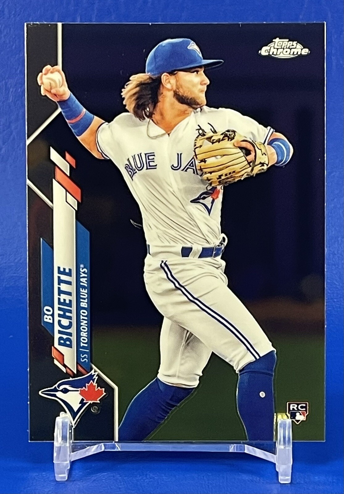 Bo Bichette 2020 Topps Chrome RC rookie card (A) Jays #150