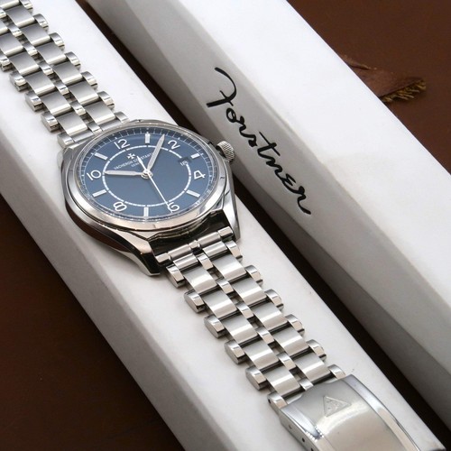 Forstner 5-Row Beads of Rice Stainless Steel Watch Bracelet - Picture 4 of 11