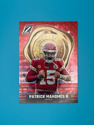 2023 Panini Zenith Zeal of Approval #1 Patrick Mahomes II RED - NFL Trading Card