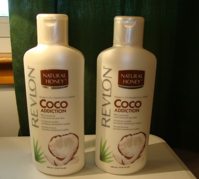 2 X REVLON NATURAL HONEY COCO ADDICTION SHOWER GEL W ...