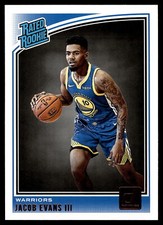 Jacob Evans III 2018 Donruss Rated Rookie Card  #178
