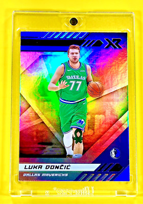 XR Blue Luka Doncic Mavericks Legend SP SSP Non Prizm Holofoil Refractor Insert